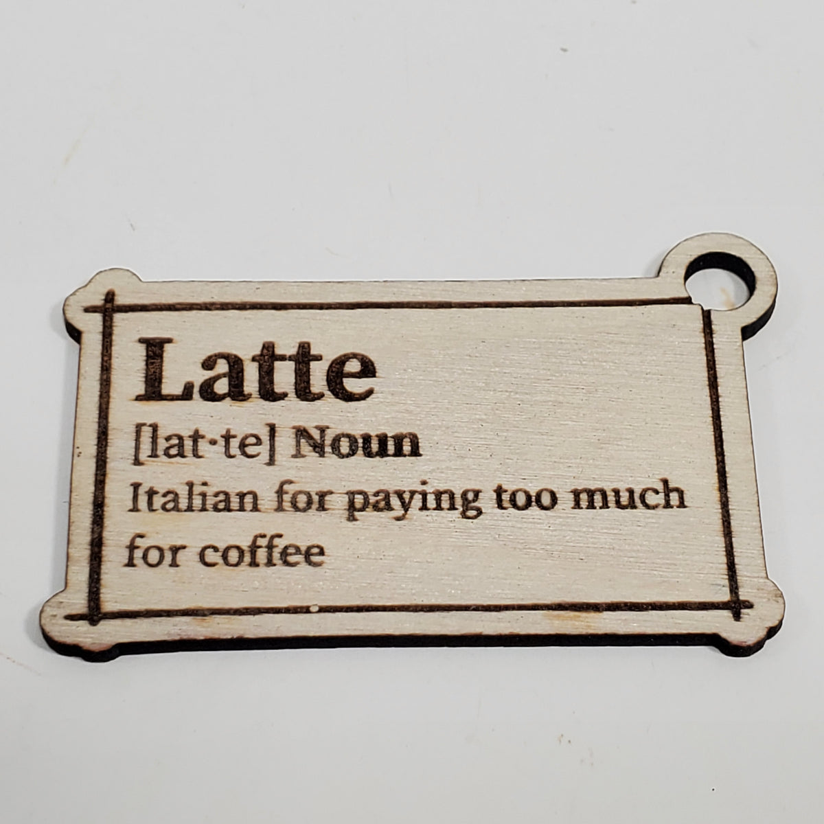 Laser Cut Funny Definitions Keychain/Magnets