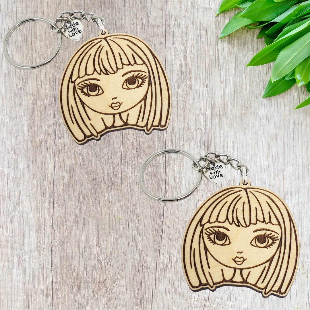 Pretty Girl ''JADA'' Keychain/Purse Charm